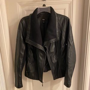 Black moto jacket